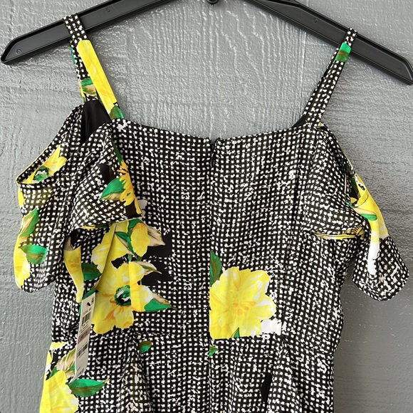 I.N.C size 0P floral mix new dress - Picture 7 of 8